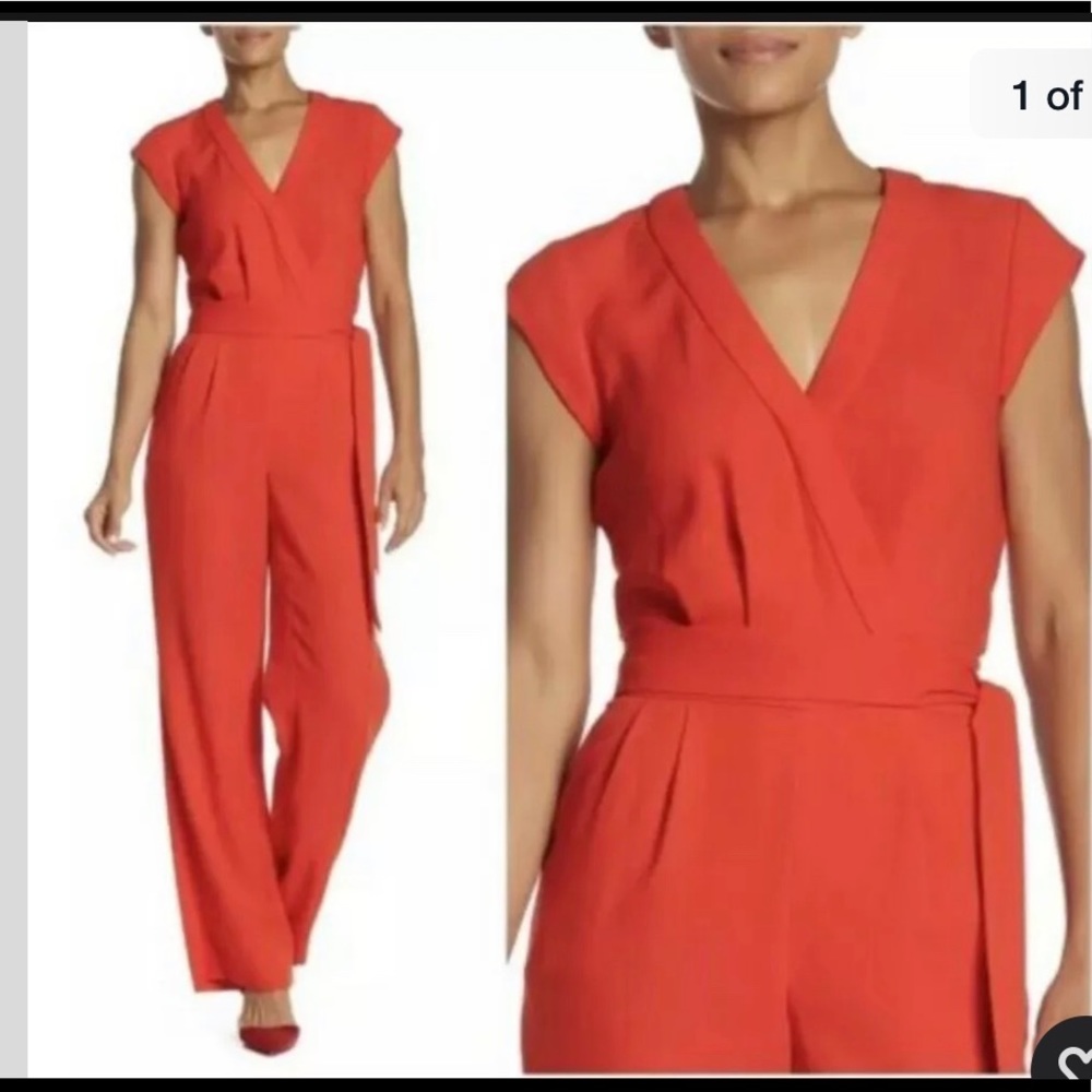 DVF Purdy Jumpsuit NWT red play suit / romper